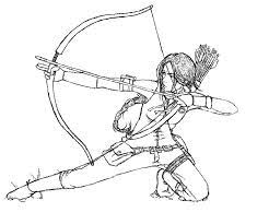 Foster the literacy skills in your child with these free, printable coloring pages that can be easily assembled into a book. Katniss The Hunger Games Coloring Page Coloring Pages Coloring Pages Cross Coloring Page Fall Coloring Pages