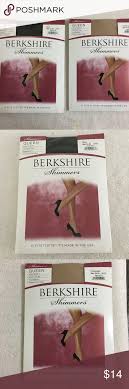2 Pk Berkshire Shimmer Stockings Nylons New Queen Up For