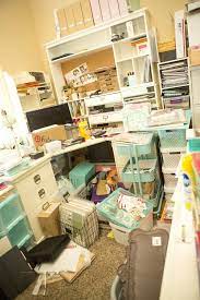 I have the hardest time with supplies because i'm a seriously messy crafter! Clearing Away The Clutter Scrapbook Room Organization Craft Room Storage Scrapbook Room