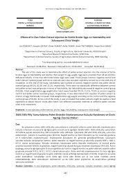 Atv'de yayınlanan bir zamanlar çukurova dizisinde oynayan polen emre kimdir, fadik rolünü kim canlandırıyor, gerçek adı Pdf Effects Of In Ovo Pollen Extract Injection To Fertile Broiler Eggs On Hatchability And Subsequent Chick Weight