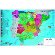 2140x926 / 610 kb ir al mapa. Mapa De Espana Fisico Politico Map Of Spain Posters Buy Now In The Shop Close Up Gmbh