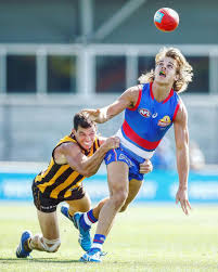 The western bulldogs adopted its current nickname during the 1928 vfl season after a bulldog ran onto the field and accidentally led the players out against collingwood at the western oval (now whitten oval), to the wild applause of the callow youth, wrote one match reporter. Afl Shared A Photo On Instagram The Hawks Just Got The Better Of Bulldogs In Today S First Pre Season Trial Game Full D In 2021 Afl Western Bulldogs Rugby Players