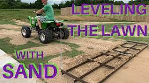 These are important goals, but topdressing a lawn with sand. Top Dressing And Leveling With Sand For A Flat Lawn Youtube