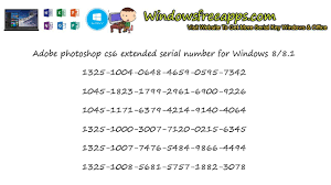 I Will Show You Adobe Photoshop Cs6 Extended Serial Number Windows 8 8 1 Adobe Photoshop Cs6 Photoshop Cs6 Photoshop