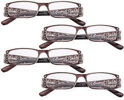 Pembayaran mudah, pengiriman cepat & bisa cicil 0%. Bfoco 4 Pack Ladies Reading Glasses Floral Pattern Design Reader Eyeg Ninelife Europe