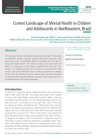 Somos a maior plataforma virtual do forró, nosso objetivo é a difusão e fomento do forró tradicional. Pdf Current Landscape Of Mental Health In Children And Adolescents In Northeastern Brazil