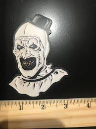 David howard thornton, lauren lavera, samantha scaffidi and others. Art The Clown Sticker Terrifier Horror Movies Clowns Terrifier 2 Clowns Scary Clown Stickers Scary Clowns Horror Movies