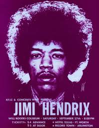 Original concert flyer from The Jimi Hendrix Experience's May 9, 1970  performance at the Will Rogers Coliseum in Ft. Worth, Texas. #JimiHendrix  #Hendrix #TheJimiHendrixExperience #Texas #FortWorth