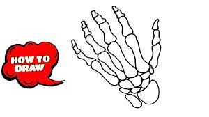 Let's start with a sketch. How To Draw A Skeleton Hand On Your Hand Skeleton Hand Drawing Tutorial Youtube