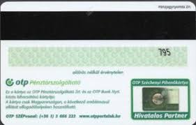 In budapest, hungary is otpvhuhb. Bank Card Szechenyi Card Otp Bank Hungary Col Hu Gm 0023