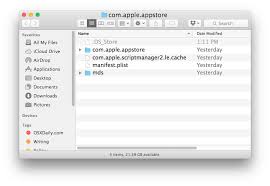 Clear Mac App Store Temp Cache To Fix Some Download Issues Osxdaily