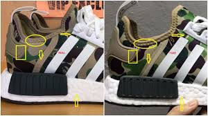 Real Vs Fake Bape Adidas Nmd R1 Ba7326 Green Camo Adidas Nmd Adidas Nmd R1 Adidas
