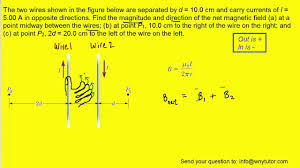 Call current out of the junction positive and current into the junction negative. The Two Wires Shown In The Figure Below Are Separated By D Youtube