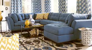 Blue and white combination is a nice color scheme. Blue White Yellow Living Room Furniture Decorating Ideas