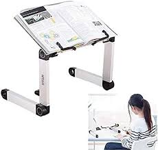 Amazon Com Adjustable Book Stand Height And Angle Adjustable Ergonomic Book Holder With Page Paper Clips For Big H In 2020 Book Holders Book Stands Book Holder Stand