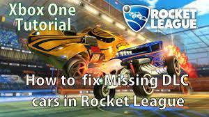 How To Fix Missing Dlc Cars In Rocket League On Xbox One Youtube