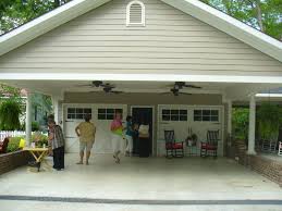 The difference in designing an attached versus detached garage is that detached ones often require extra work and planning to run electricity and/or water, if you require either one. Detached Garage With Carport Attached To House Vtwctr