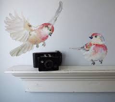 2 Birds Wall Decal Bird Birds Wall Stickers Get Well Gift Etsy Bird Wall Decals Turtle Wall Decals Wall Decals