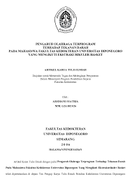 Karya tulis ilmiah hubungan aktivitas olahraga dengan pengendalian kadar glukosa darah puasa penderita diabetes mellitus tipe 2 rawat jalan di rs pku muhammadiyah surakarta karya tulis ilmiah ini disusun untuk memenuhi salah satu syarat memperoleh ijazah diploma iii gizi disusun oleh: Pdf Pengaruh Olahraga Terprogram Terhadap Tekanan Darah Pada Mahasiswa Fakultas Kedokteran Universitas Diponegoro Yang Mengikuti Ekstrakurikuler Basket Aulia Rahman Academia Edu