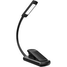 Amir Mini Book Light 4 Led Rechargeable Reading Light 2 Level Brightness Clip On Light Extra Bright With U Lighting Ceiling Fans Book Lights Reading Light