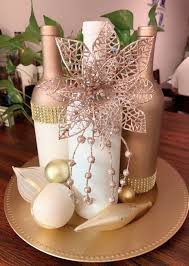 Rose Gold White Gold Xmas Centerpiece Rose Gold Christmas Decorations Rose Gold Christmas Xmas Centerpieces