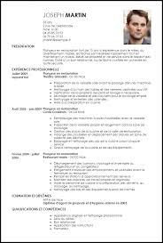 Exemple De Cv Plongeur En Restauration Exemples Modeles De Cv