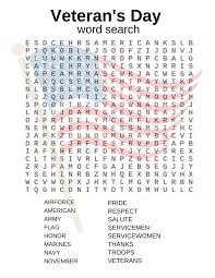 Veteran S Day Activities Free Printables Crossword Word Search Matching Game Veterans Day Activities Veterans Day Coloring Page Veteran S Day