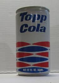Topp Cola Red White And Blue Aluminum Soda Can 402 Collectibles Advertising Soda Ebay Canning Cola Red And White