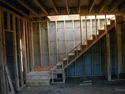 Turn Stairs Finishing Basement Basement Steps Banister Remodel