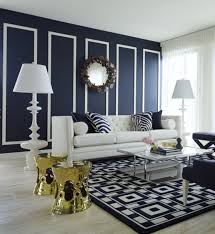 Greg Natale Navy Cream Brass Navy Blue Living Room Blue Chairs Living Room Navy Living Rooms