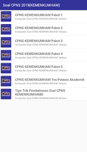 Jumlah formasi cpns kemenkumham 2019 untuk lulusan sma penjaga tahanan adalah 2.875. Soal Cpns 2021 Kemenkumham 40 0 Download Android Apk Aptoide