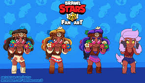 Rosa bea and sprout brawl stars fanart. Artstation Misc Brawl Stars Fan Skins Outi Ohra Aho