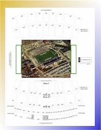 Finley Stadium Seating Map
