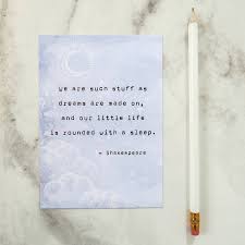 Shakespeare Dreams Postcard By Literary Emporium Notonthehighstreet Com