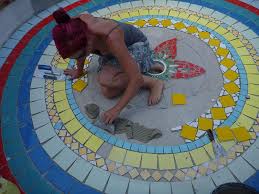 Baustelle Bine Brandle Mosaik Selber Machen Mosaikwand Mosaik