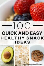 Time to recharge and refuel! If You Are Looking For Quick And Easy Healthy Snack Ideas This Post Has A List Of 100 Easy Healthy Healthy Snacks Easy Healthy Snacks Healthy Homemade Snacks