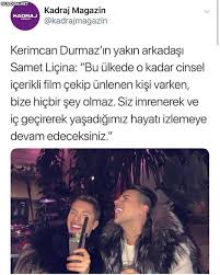 Kerimcan durmaz'ın uçakta paylaştığı müstehcen videoya bir savunmada yakın arkadaşı samet liçina'dan geldi. Kerimcan Durmaz In Yakin Arkadasi Samet Licina Bu Ulkede O Kadar Cinsel Icerikli Film Cekip Unlenen Kisi Varken Bize Hicbir Guldum Net Caps Arama Motoru