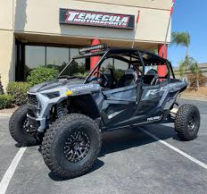 Temecula Motorsports - Custom 2021 Polaris RZR XP 4 1000 Premium Hitting  The Floor Accessorized With: •Pro Armor Roof + Cage •LED Whips •PRP  Harnesses •Raceline Ryno Beedlocks •ITP Tenacity XSR 32's •