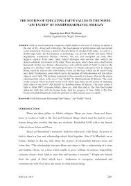 Keluasan keseluruhan semenanjung malaysia adalah 131. Pdf The Notion Of Educating Faith Values In The Novel Api Tauhid By Habiburrahman El Shirazy