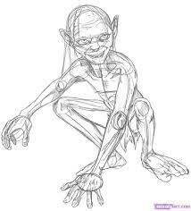 Signup to get the inside scoop from our monthly newsletters. How To Draw Gollum From Lord Of The Rings Step By Step Movies Pop Culture Free Online Drawing Tutorial Added By Dawn Drawings Cartoon Drawings The Hobbit