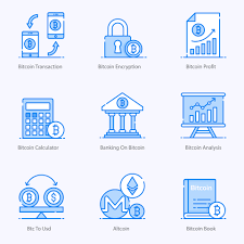 Digital currency coins icon psd. Digital Currency And Cryptocurrency Icon Set 2230534 Vector Art At Vecteezy