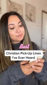 Comment your BEST Christian pick up lines ⬇️😂 @juliamercedes_  @juliamercedes_ #pickupline #pickuplines #christiantiktok #christiandating  #christianhumor #love #trustgodsis #christian ...