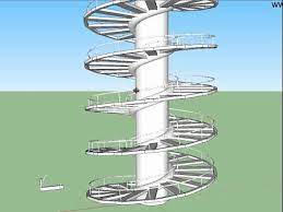 Spiral Staircase In Sketchup Spiral Staircase Staircase Spiral