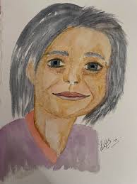 hello good evening ☺️watercolor I don't know if it's good 🙃