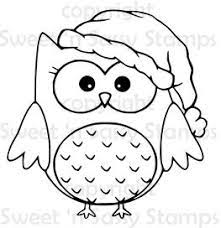 You may still print our free coloring pages or play our online games! Santa Owl Digital Stamp Owl Coloring Pages Christmas Owl Drawing Owls Drawing