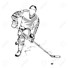 Hockey Player Sketch Hockey Players Hockey Drawing Hockey Tattoo This lesson is more for older kids because it's a bit more challenging. hockey player sketch hockey players