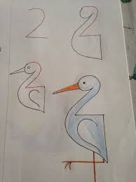 Numeros Drawing For Kids Art Drawings For Kids Number Drawing