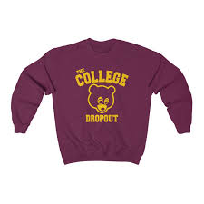 The College Dropout Crewneck Sweatshirt - Old Kanye West – The Pop Culture