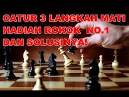 Permainan catur 3 langkah mati adalah dimana kita memainkan buah putih harus mematikan raja hitam dalam 3 langkah saja. Catur 3 Langkah Mati Hadiah Rokok No 1 Youtube