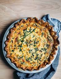 Vegetarian Chive And Cheddar Quiche Brooklyn Supper Recipe In 2020 Quiche Recipes Seasoning Recipes Vegetarian Quiche